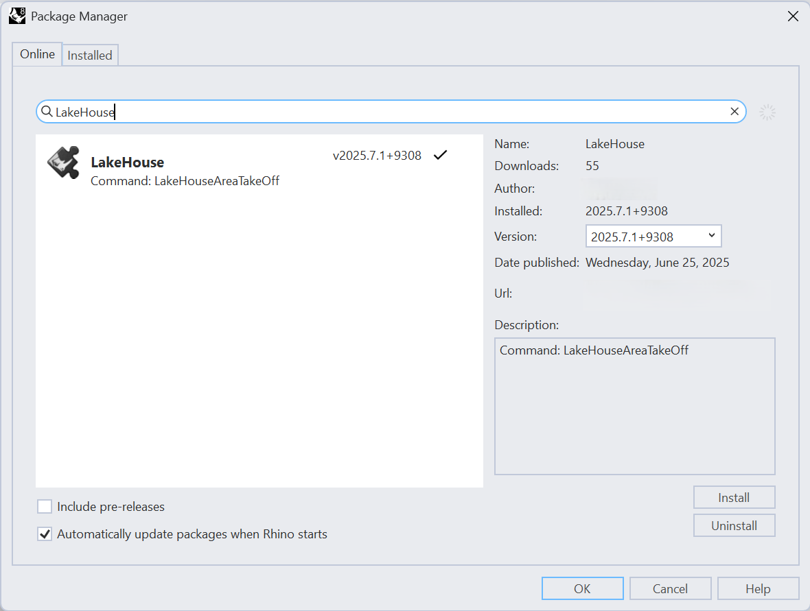 LakeHouse Installation Package Manager